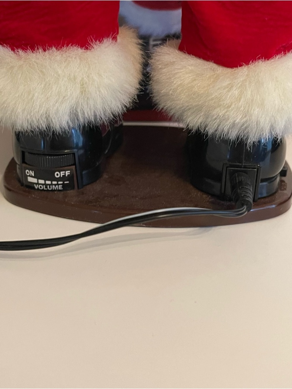 VTG Santa Claus Jingle Bell Rock 16" Singing Dancing 1998 Box Works 1st Edition - Picture 7 of 13